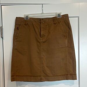 Eddie Bauer Classic Tan Women's Skirt. Size 10.